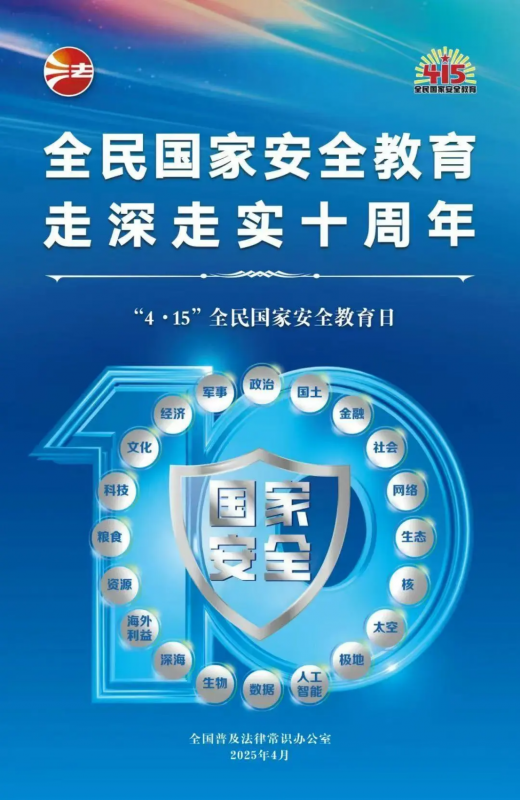 415全民国家安全教育日 | 全民国家安全教育，走深走实十周年